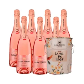 Balde Espumante Casa Perini Brut Rose 7X750ml