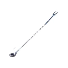 Colher Bailarina Inox  Com Mini Garfo 30 CM